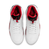 Air Jordan 5 Retro Fire Red Black Tongue Angle 4