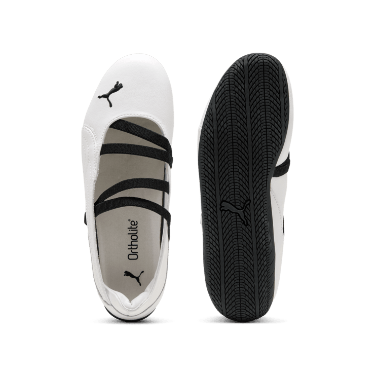 PUMA Speedcat Ballet Leather in White Angle 1