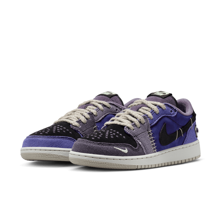Air Jordan 1 Retro Low OG Zion Williamson Voodoo Regency Purple (GS) Angle 6