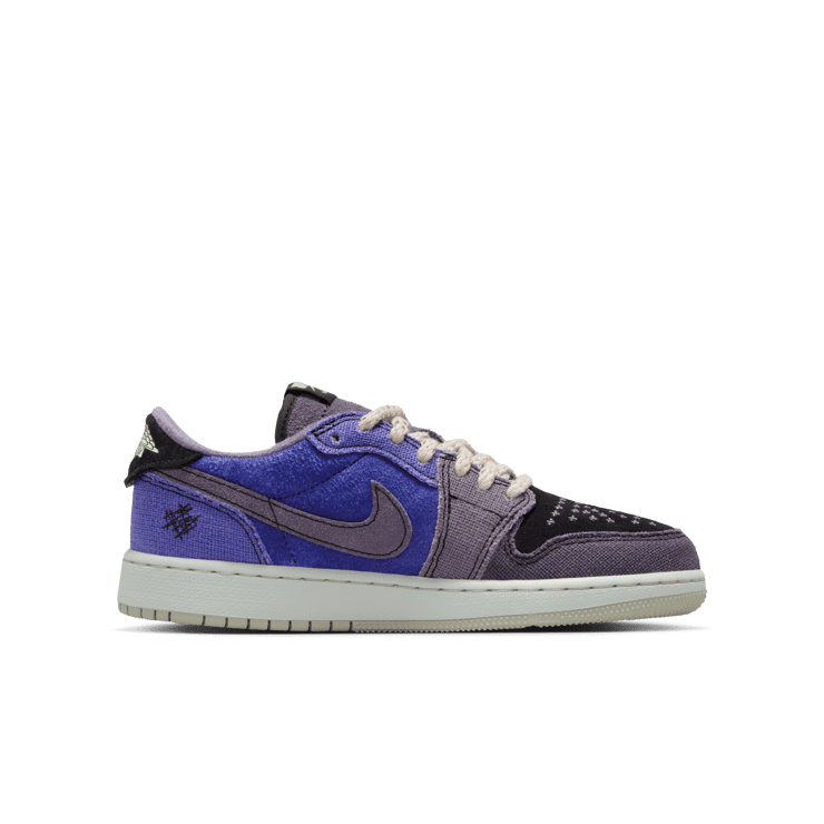 Air Jordan 1 Retro Low OG Zion Williamson Voodoo Regency Purple (GS) Angle 1