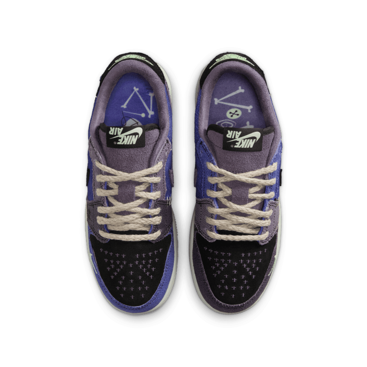 Air Jordan 1 Retro Low OG Zion Williamson Voodoo Regency Purple (GS) Angle 8
