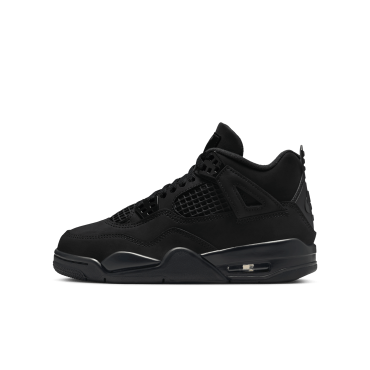 Air Jordan 4 Retro Black Cat (GS) Angle 6