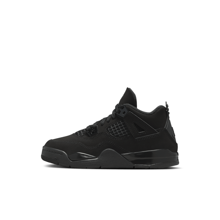 Air Jordan 4 Retro Black Cat (PS) Angle 0