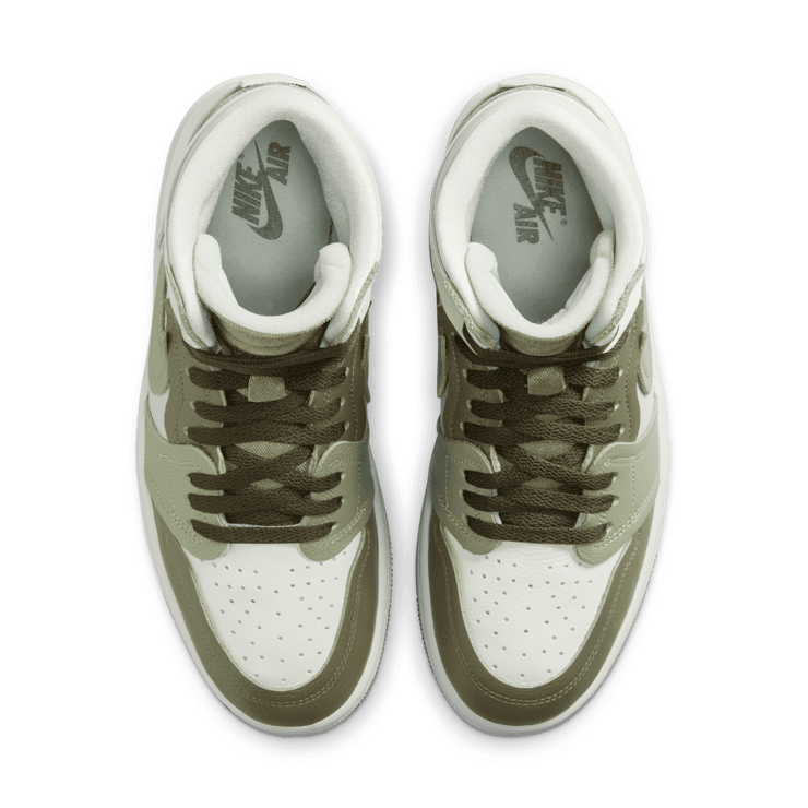 Air Jordan 1 High Method of Make 'Medium Olive Oil Green' (W) Angle 1