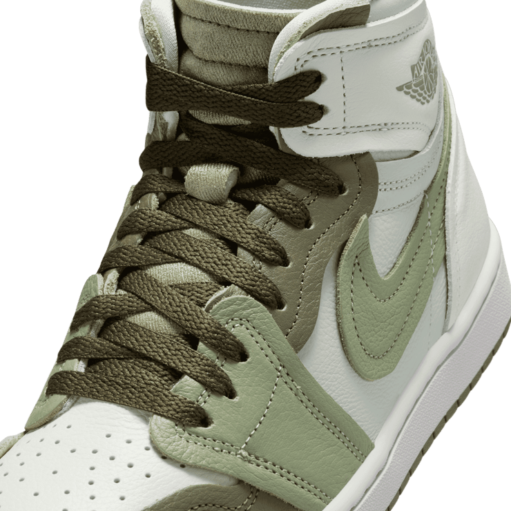 Air Jordan 1 High Method of Make 'Medium Olive Oil Green' (W) Angle 4