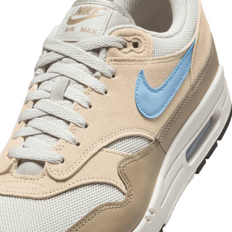 Nike Air Max 1 Essential Light Bone Psychic Blue Angle 2