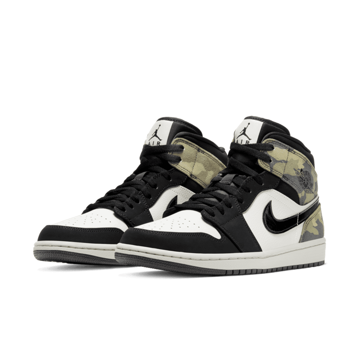 Jordan 1 Mid Camo (2020) Angle 2