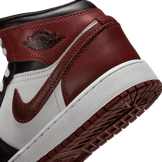 Air Jordan 1 Mid SE in White | HF3193-102 (GS) Angle 5