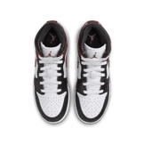 Air Jordan 1 Mid SE in White | HF3193-102 (GS) Angle 1