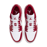 Jordan 1 Low Gym Red White Angle 1