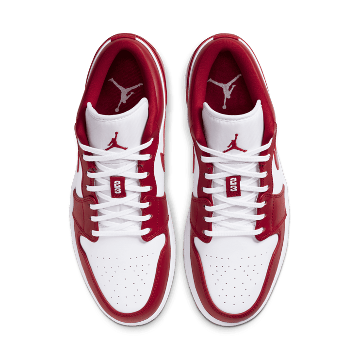 Jordan 1 Low Gym Red White Angle 1