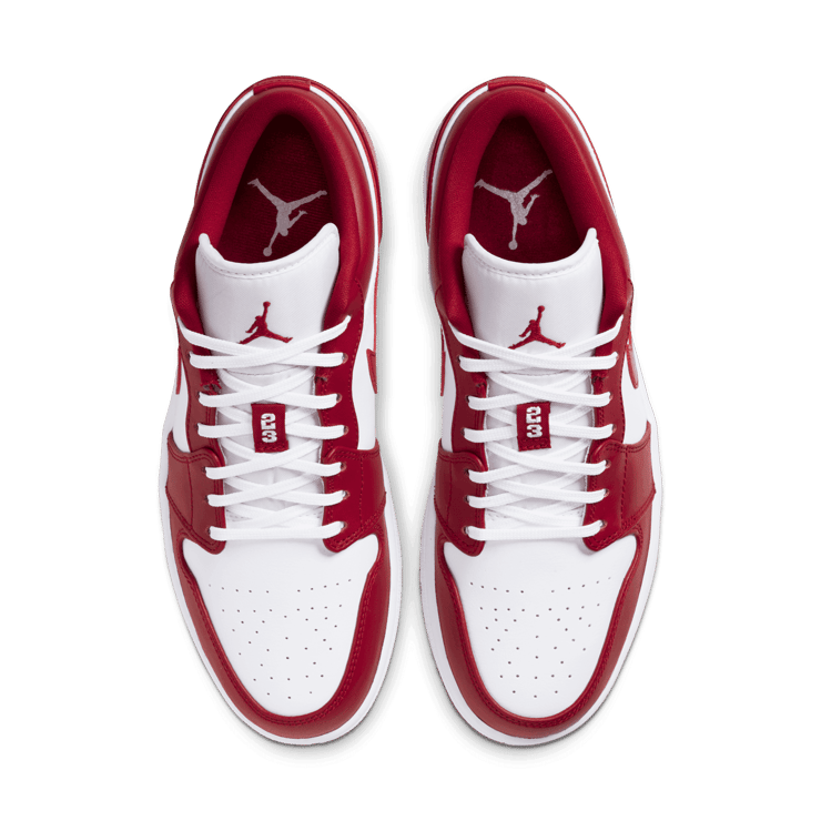Jordan 1 Low Gym Red White Angle 1