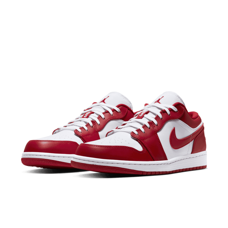 Jordan 1 Low Gym Red White Angle 2