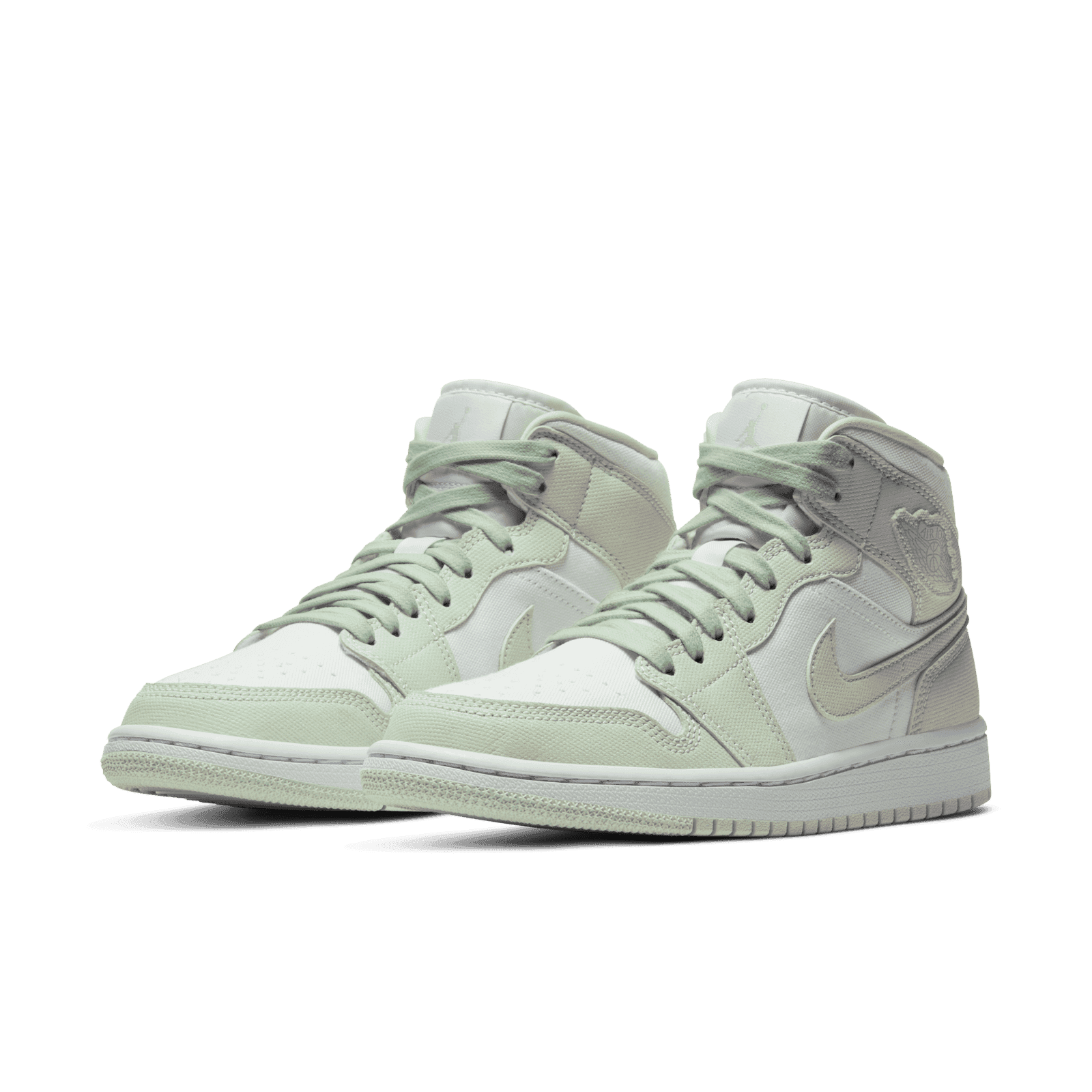 air jordan 1 mid white spruce aura