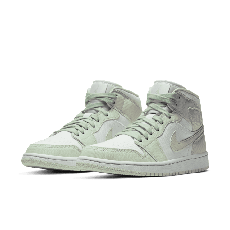 Jordan 1 Mid Spruce Aura (W) Angle 2