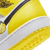 Jordan 1 Mid Dynamic Yellow Floral (GS) Angle 5