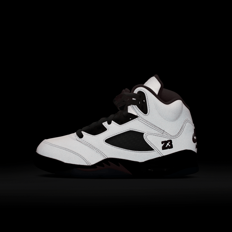 Air Jordan 5 Retro OG Medium Soft Pink (GS) Angle 3