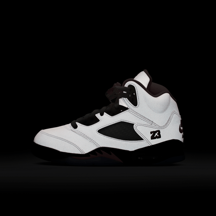 Air Jordan 5 Retro OG Medium Soft Pink (GS) Angle 3