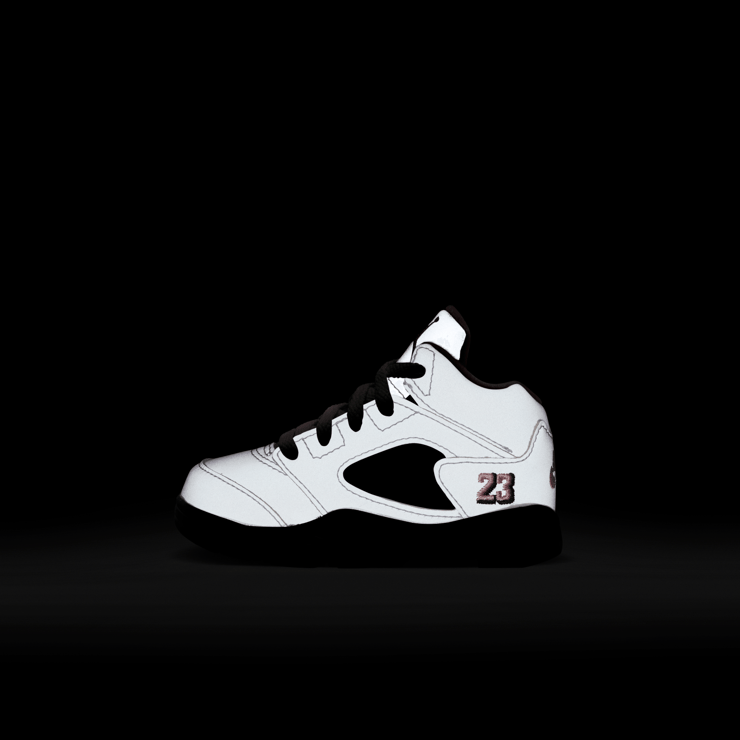 Air Jordan 5 Retro OG Medium Soft Pink (TD) Angle 2