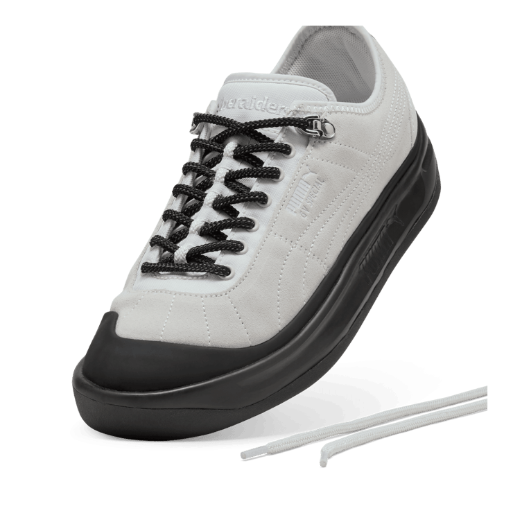 PUMA x LIBERAIDERS GV Special Suede Sneakers in Grey Angle 3