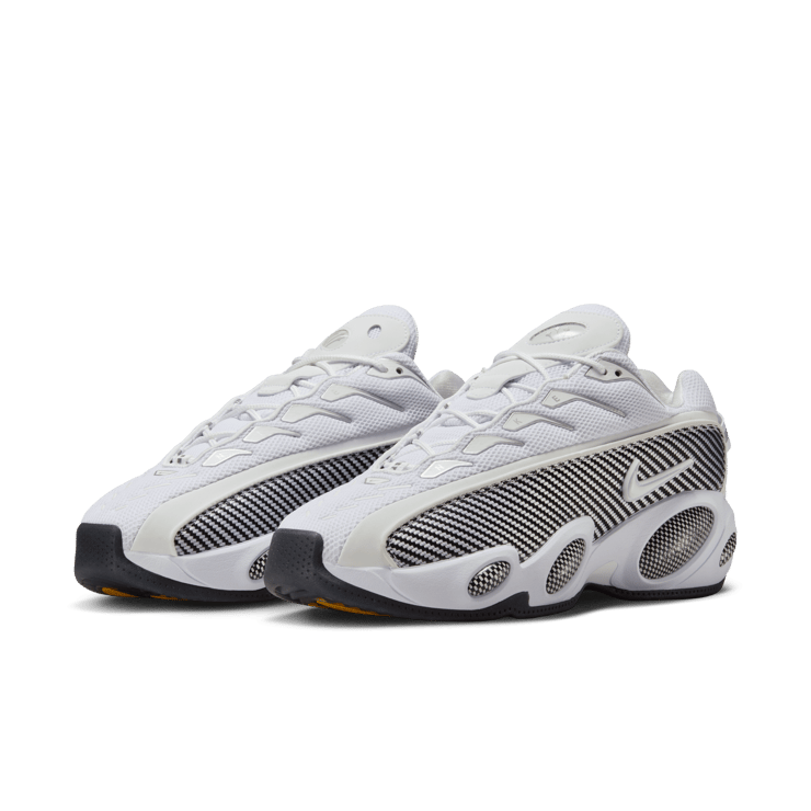 Nike Nocta Glide White Black Angle 4