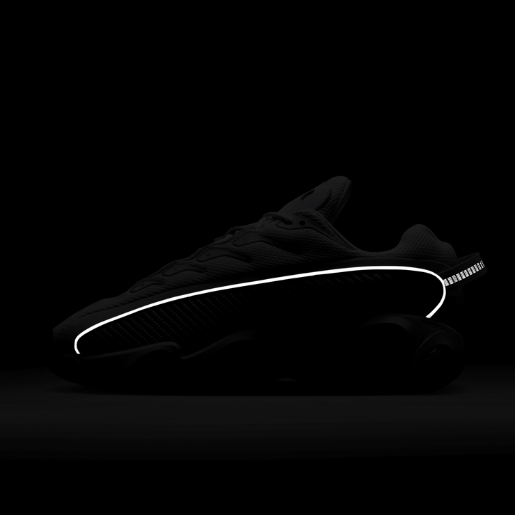 Nike Nocta Glide White Black Angle 2