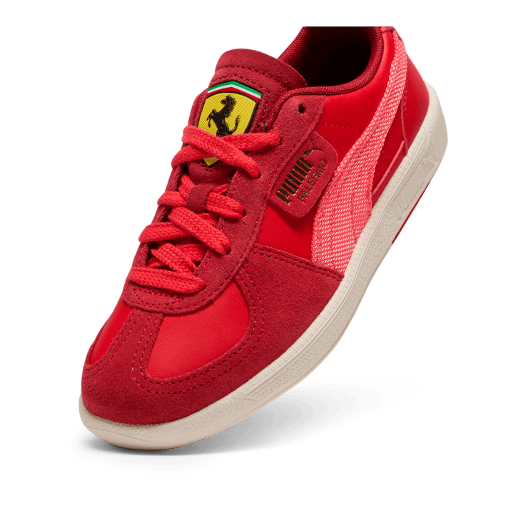 PUMA Scuderia Ferrari Palermo Sneakers in Red (GS) Angle 3