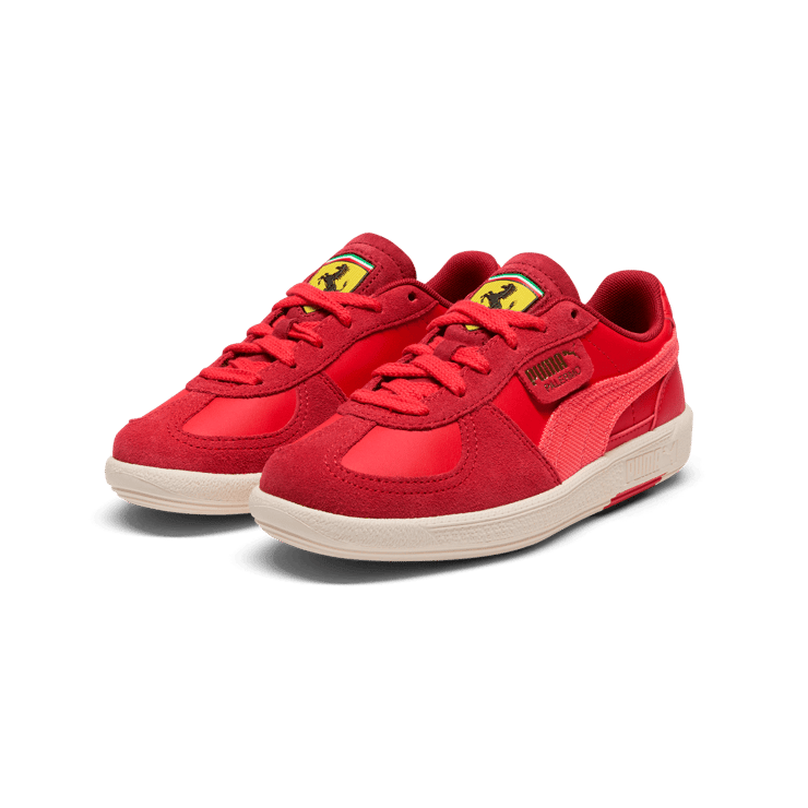PUMA Scuderia Ferrari Palermo Sneakers in Red (GS) Angle 5