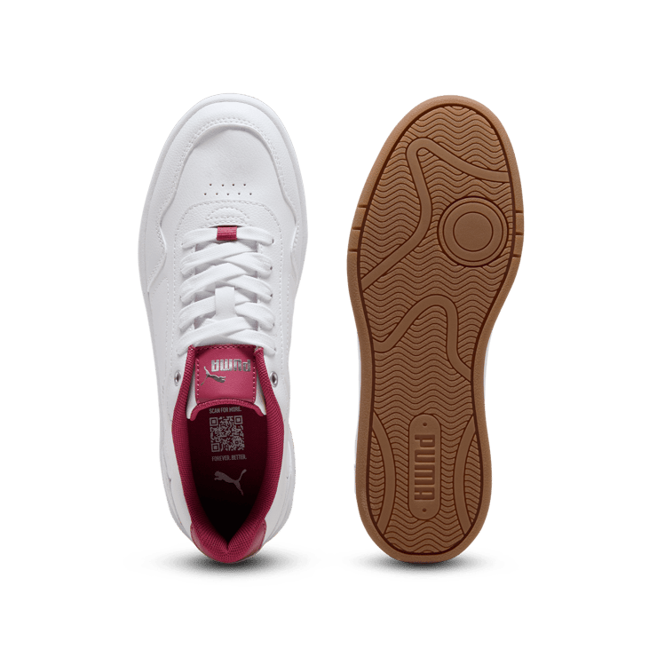 PUMA Court Classy Sneakers in White Angle 1