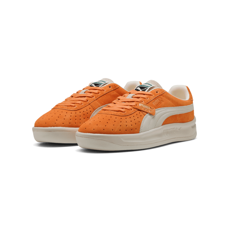 PUMA GV Special Suede Sneakers in Orange Angle 5