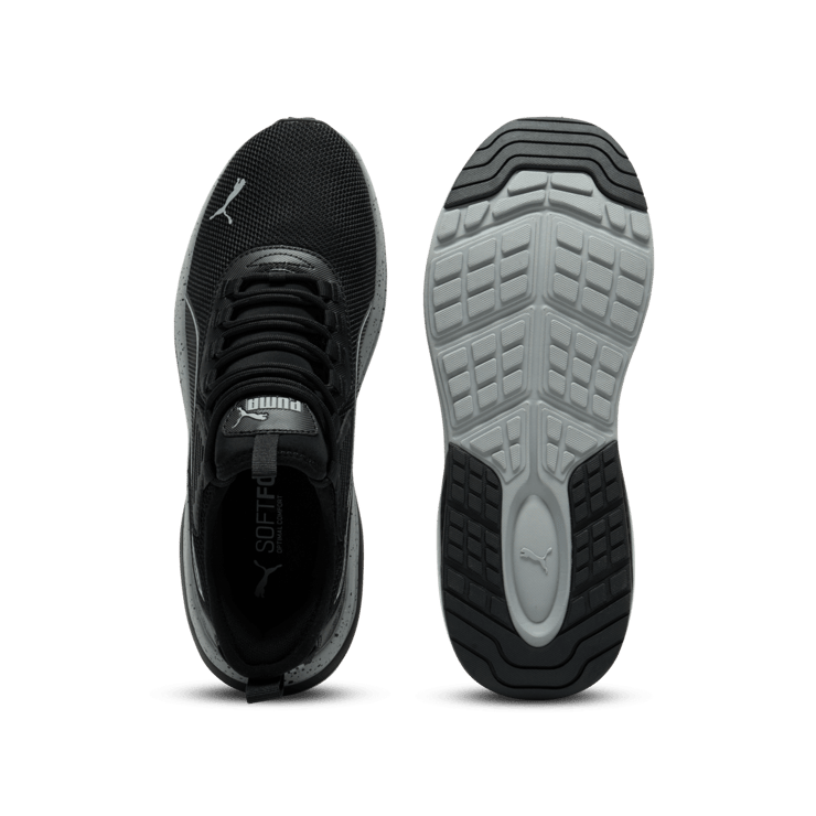 PUMA Amplifer Speckle Sneakers in Black Angle 1