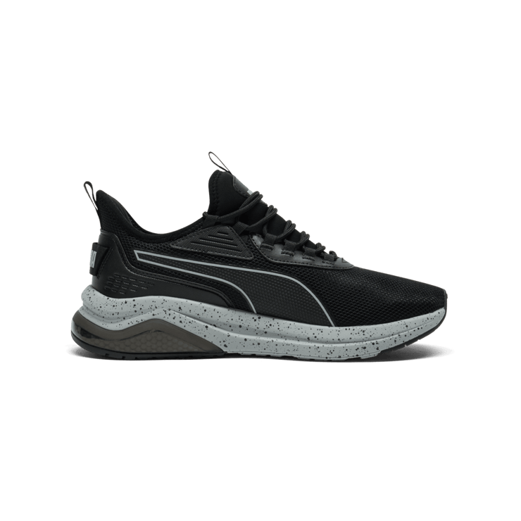 PUMA Amplifer Speckle Sneakers in Black Angle 2