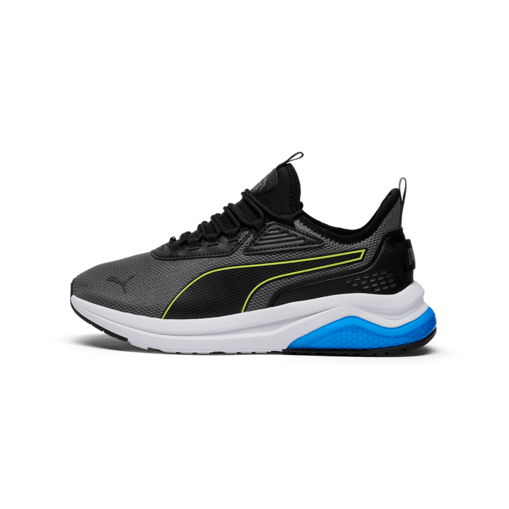 PUMA Amplifier Wide Sneakers in Grey Angle 0