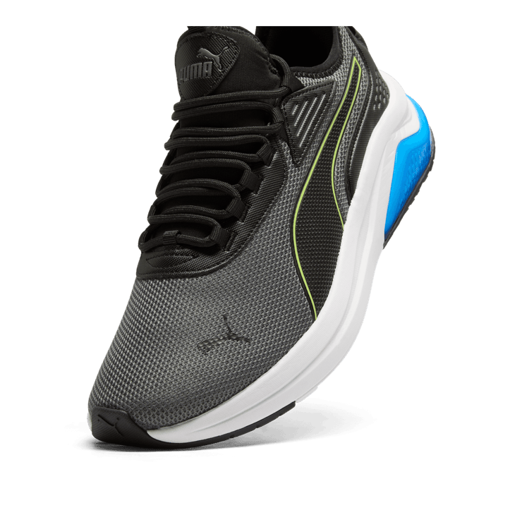 PUMA Amplifier Wide Sneakers in Grey Angle 2