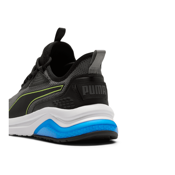PUMA Amplifier Wide Sneakers in Grey Angle 4