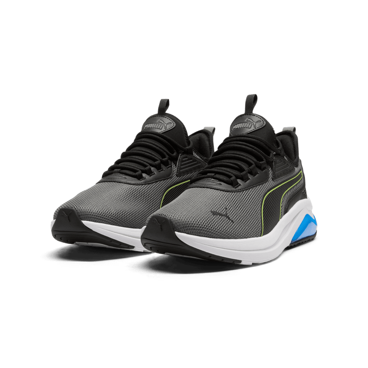PUMA Amplifier Wide Sneakers in Grey Angle 5