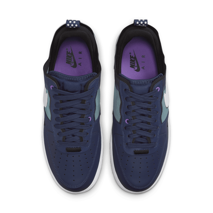 Nike Air Force 1 React Midnight Navy Angle 1