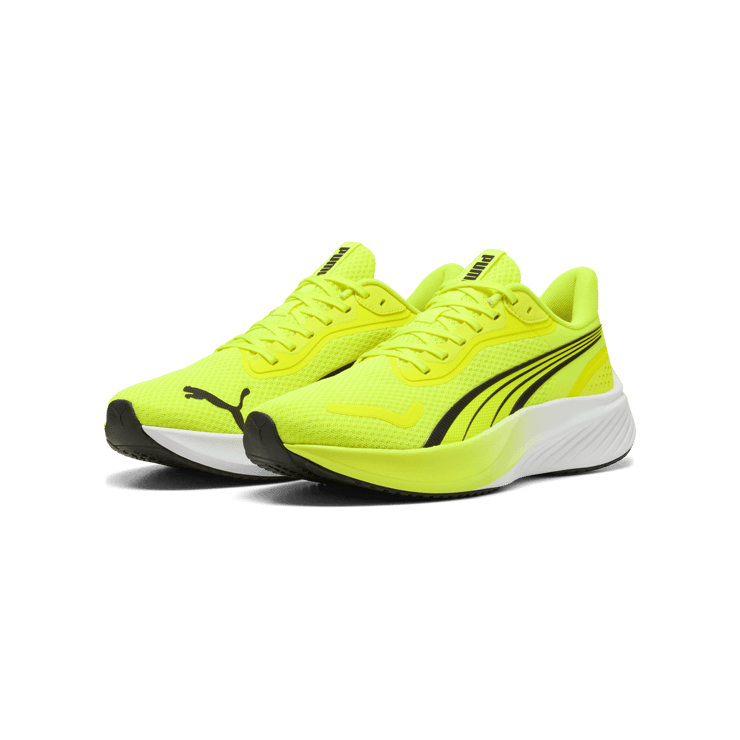 PUMA Pounce Lite Sneakers in Yellow Angle 5