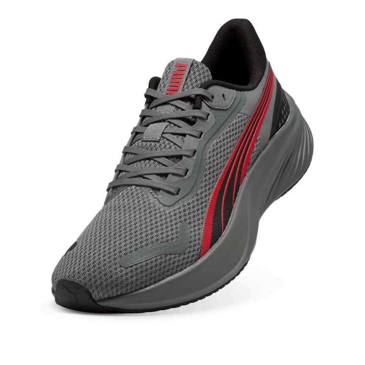 PUMA Pounce Lite Sneakers in Grey Angle 3