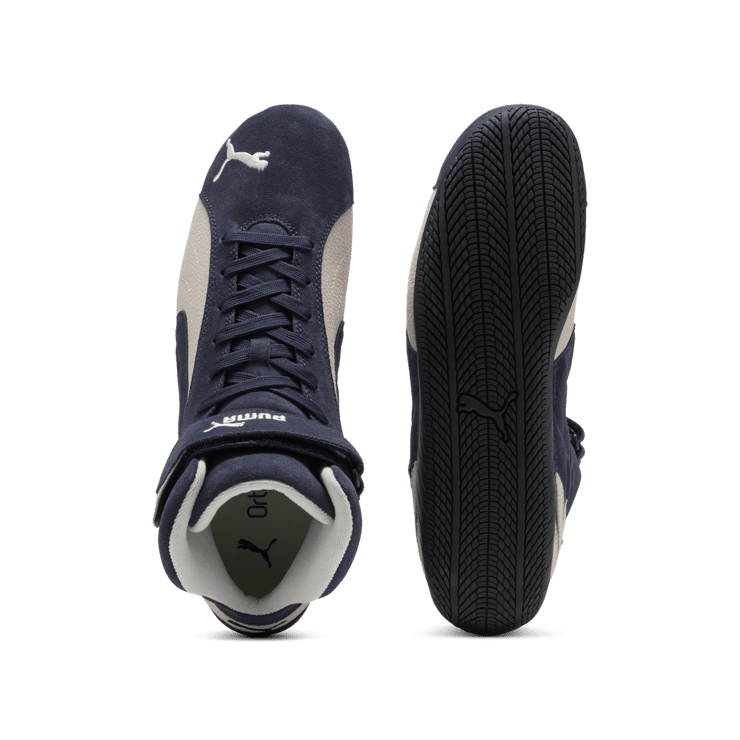 PUMA Speedcat Mid Sneakers in Blue Angle 1