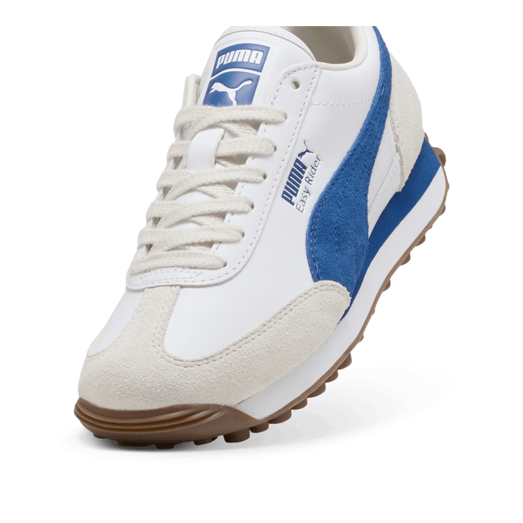 PUMA Easy Rider Mix Sneakers in White (GS) Angle 3
