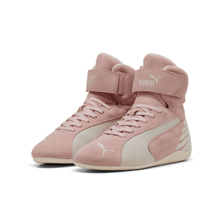 PUMA Speedcat Mid Sneakers in Pink Angle 5
