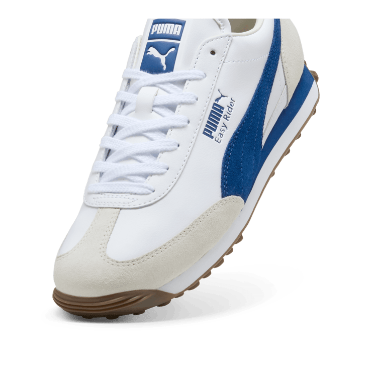 PUMA Easy Rider Mix Sneakers in White Angle 3