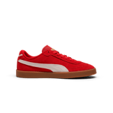 PUMA Club II Era Suede Sneakers in Red Angle 2