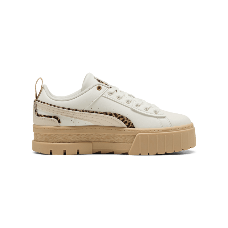 PUMA Mayze UT Leo Sneakers in White Angle 2