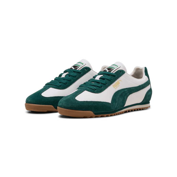 PUMA Arizona Retro Sneakers in White Angle 5