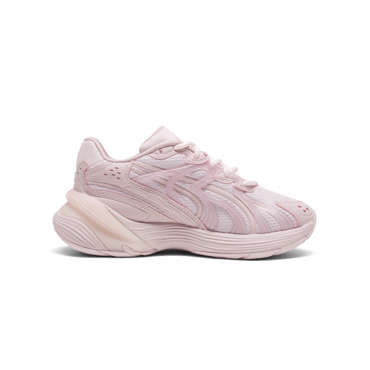 PUMA Inverse Premium Sneakers in Pink (GS) Angle 2