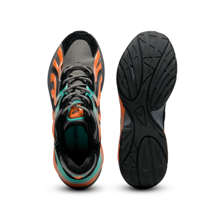 PUMA Inverse Fission Sneakers in Grey Angle 1