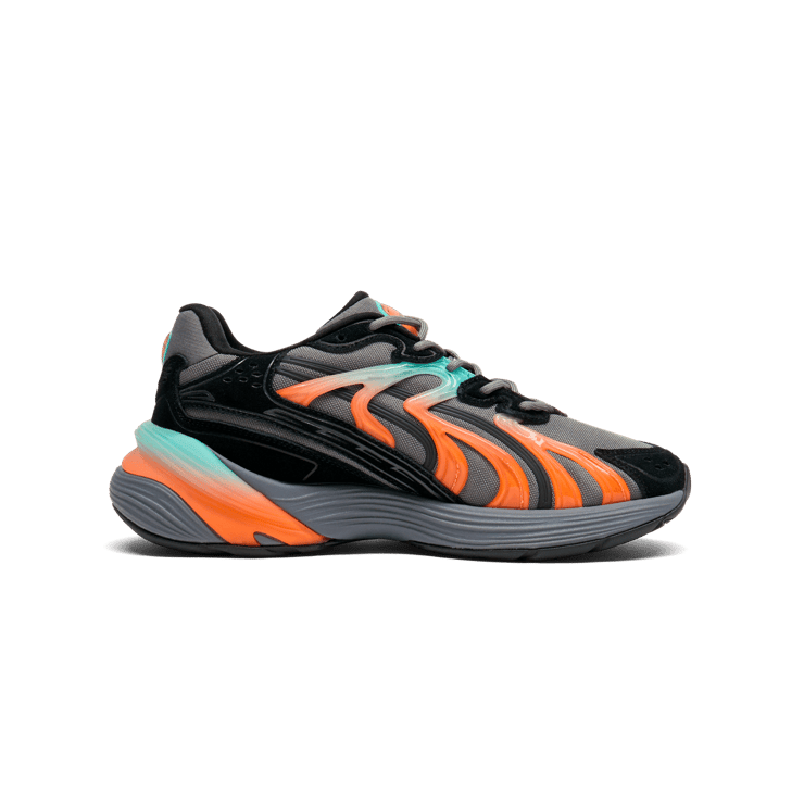 PUMA Inverse Fission Sneakers in Grey Angle 2