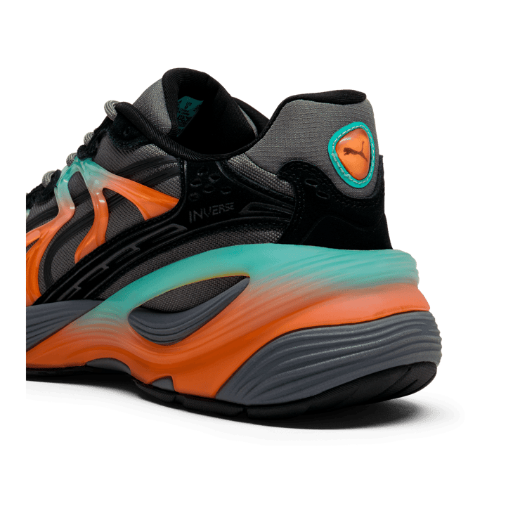 PUMA Inverse Fission Sneakers in Grey Angle 4